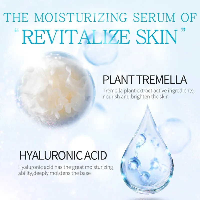 LAIKOU Hyaluronic Acid Serum Moisturizing Smoothing Face Essence Skin Care Shrink Pore Cream For Dry Facial Skin