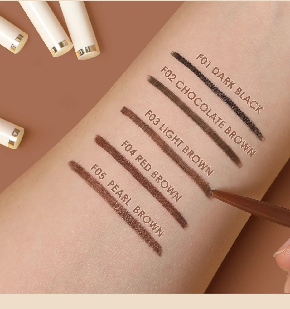 FOCALLURE Waterproof Eyeliner Gel Pencil Ultra-slim 1.7mm Soft Easy Wear High Pigment Long Lasting Eyes Makeup