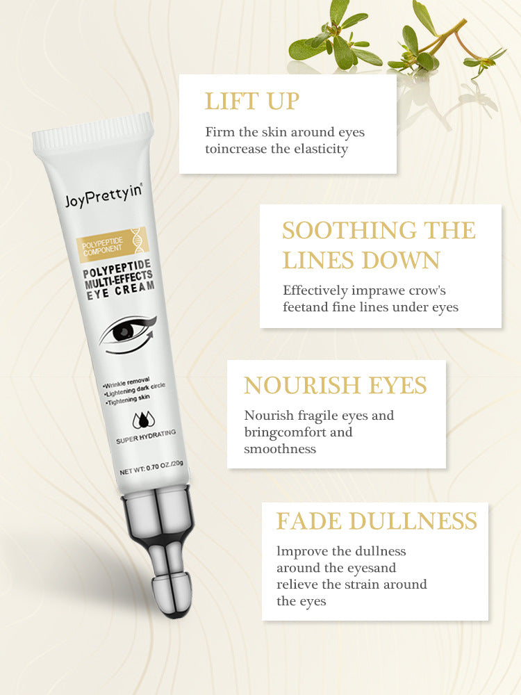 Dark Circle Remover Eye Cream Peptide Wrinkle Removal Serum Instant Eye Bags Anti-Puffiness Lifting Firming Skin Care Products