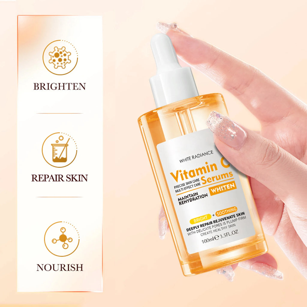 1Pc 100ml Women Girls Deep Hydration Repairs Dryness Face Serum Long-lasting Moisturizing Liquid Essence for Facial Care