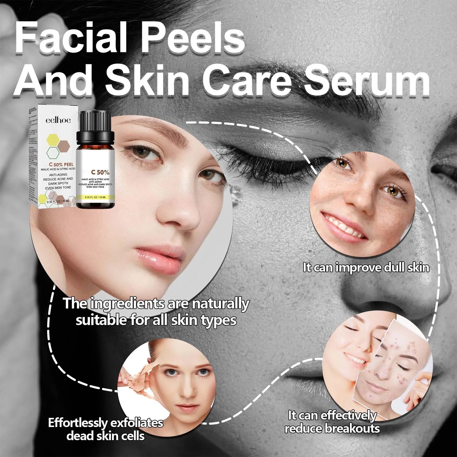 Fade and Dark Spots Anti-aging Essence Chemical Exfoliants Moisturizer Face Oils Salicylic Acid Face Peel Neutraliser