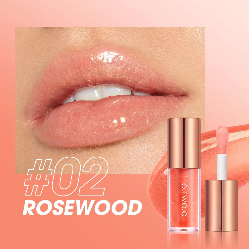 O.TWO.O Lipstick Lip Gloss Lip Balm Color Changing Transferproof Long Lasting Non-Sticky Moisturizing Shine Care Lip Tint Makeup