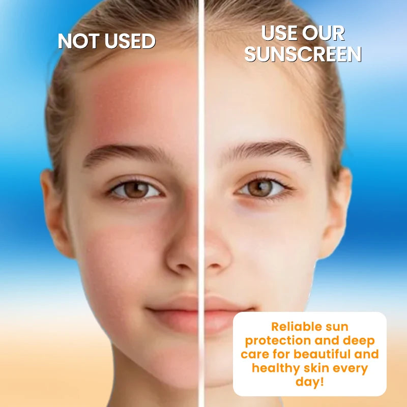 واقي شمس للوجه والجسم بخافض 50+ SPF يحتوي على مستخلص سنتيلا لتعزيز التفتيح والترطيب.