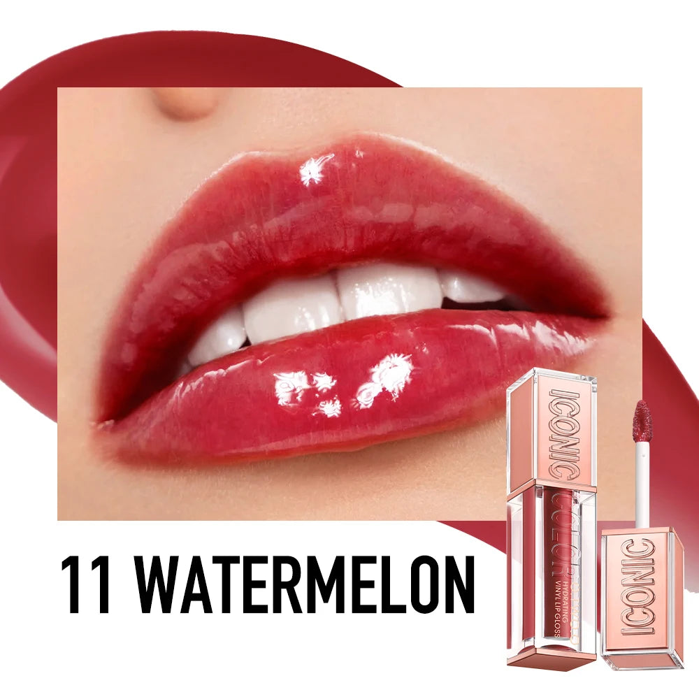O.TWO.O Lip Gloss Lip Tint Moisturizing Long Lasting Glow Lightweight Hydrating  Non-Sticky Plump Red High-shine Lip Makeup