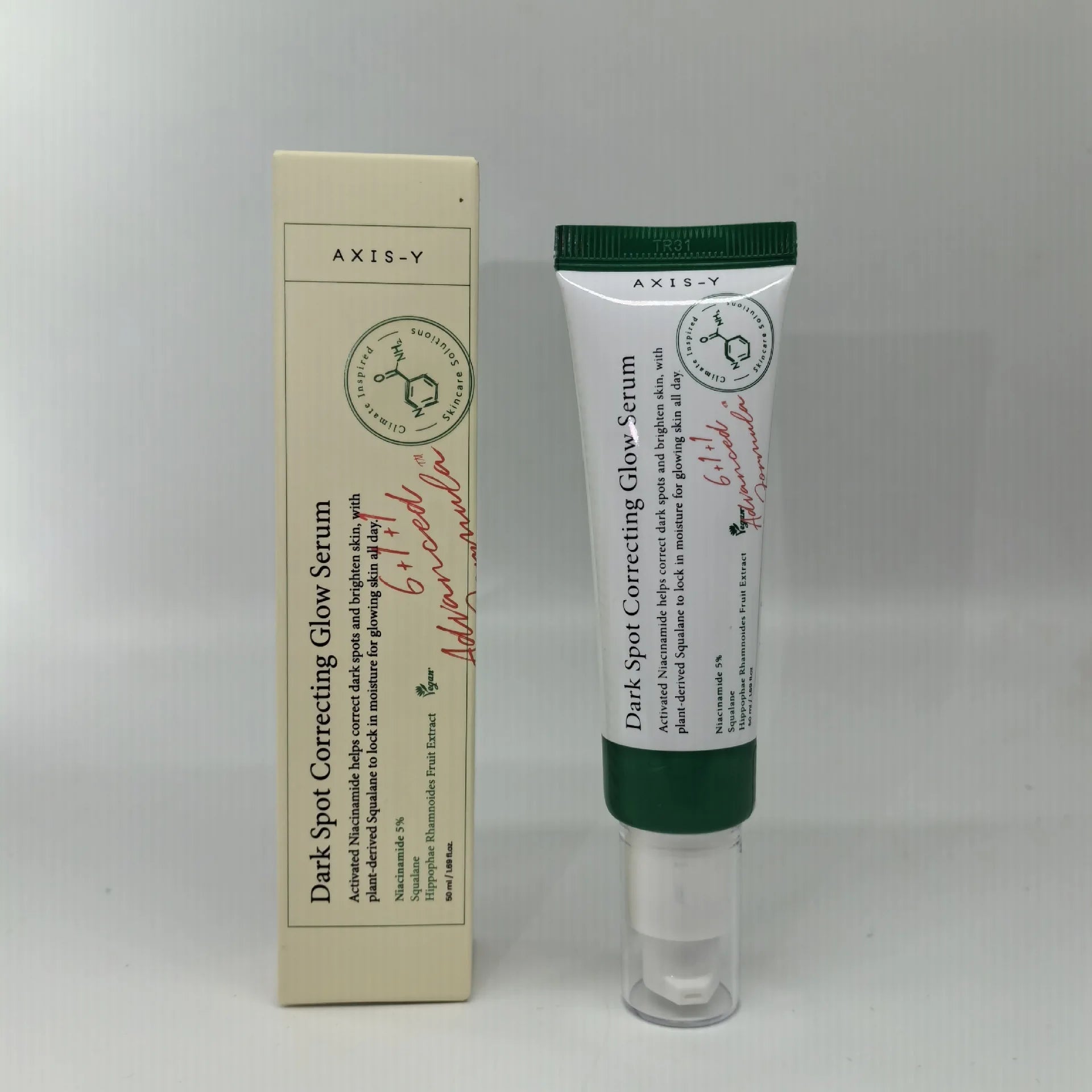 Korean Skin Care AXIS-Y Dark Spot Correcting Glow Serum 50ml / 1.69 Fl. Oz Moisturizing Face Serum For All Skin Types