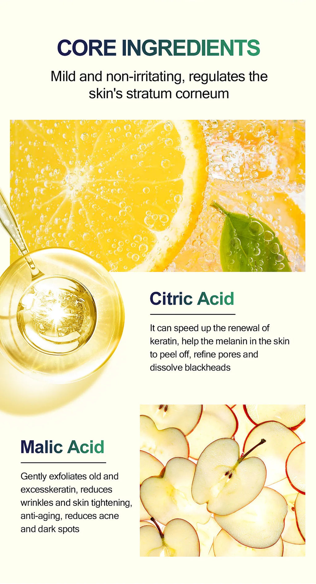 Fade and Dark Spots Anti-aging Essence Chemical Exfoliants Moisturizer Face Oils Salicylic Acid Face Peel Neutraliser