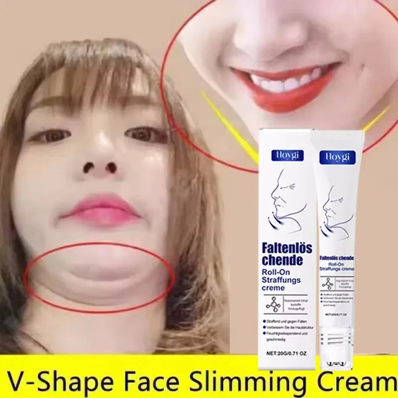 V-Shape Face Slimming Cream Remove Double Chins Firming Lifting Up V Cheek Fat Burning Anti-aging Shaping Massage Care Products