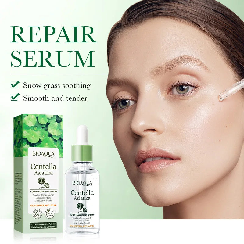 BIOAQUA Centella Face Serum Skincare Face Essence Moisturizing Hydrating Firming Repairing Facial Liquid Serum Skin Care