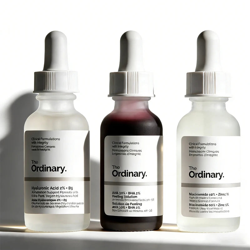 Hyaluronic Acid 2%+B5 Hydrating Serum Iacinamide 10%+Zinc 1% Serum 30ml AHA 30% + BHA 2% Peeling Solution 30ml Improve The Skin