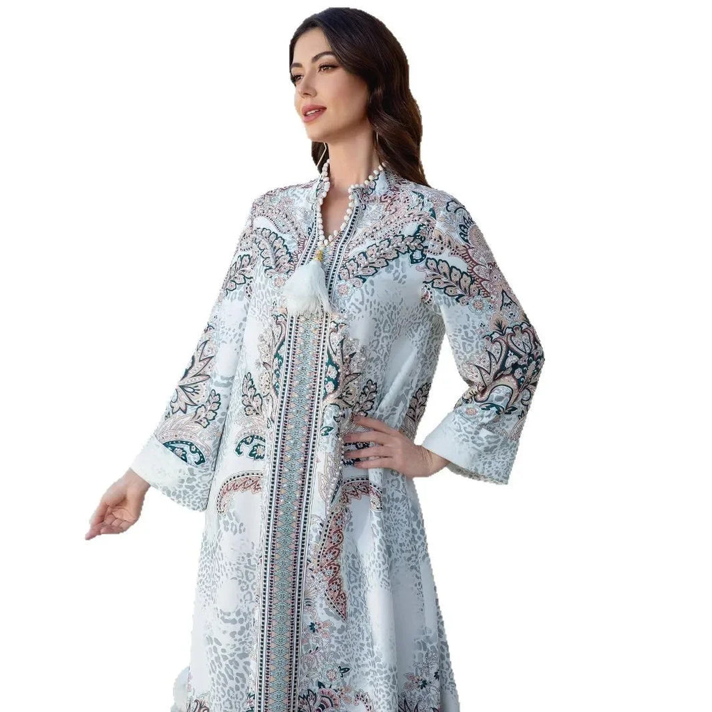 Eid Women Dress Muslim Abaya Diamond Beading Vestidos Largos Party Caftan Jalabiya Ramadan Long Dresses Kaftan Arab Robe 2025