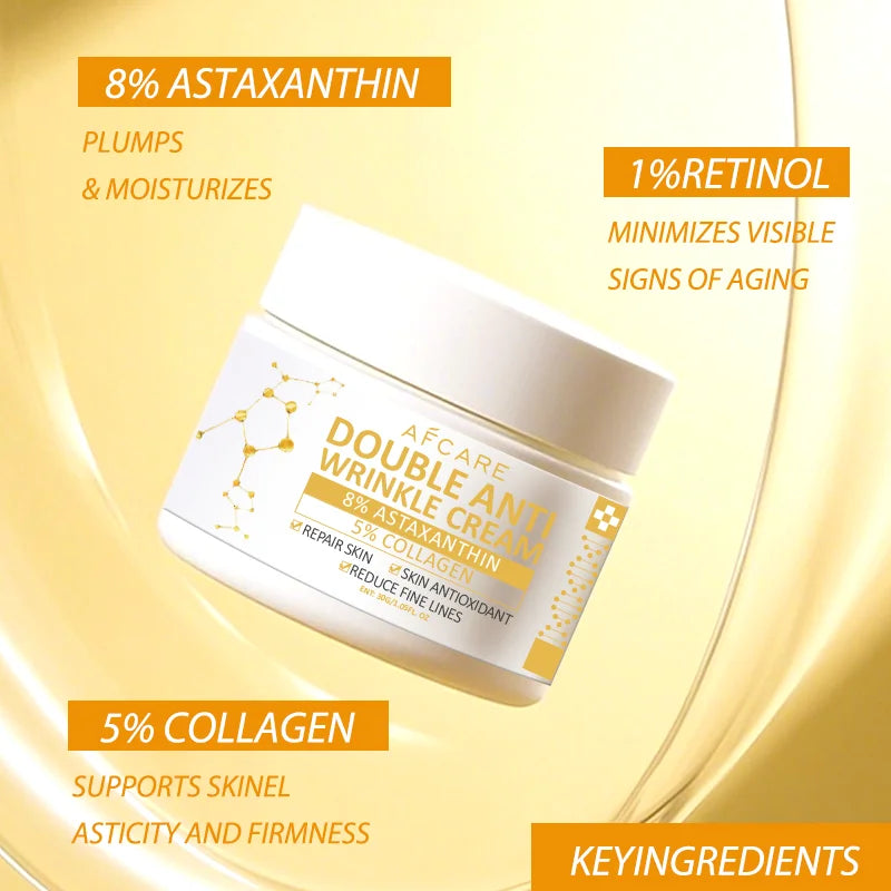 Anti Wrinkle Astaxanthin Collagen Cream 2025 New Anti Aging Ingredient Repairing Moisturizing Nourishing Korea Face Skin Care