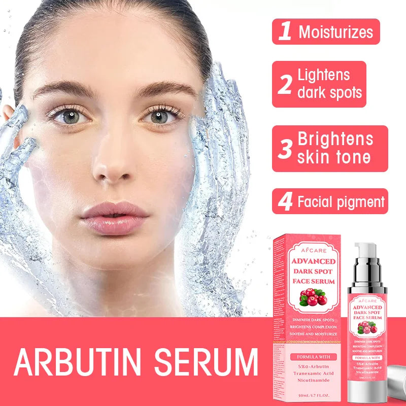 Dark Spots Arbutin Serum Niacinamide Lightens  Brightens Refines Skin Improves Skin Dullness Moisturizes Softens Skin Care