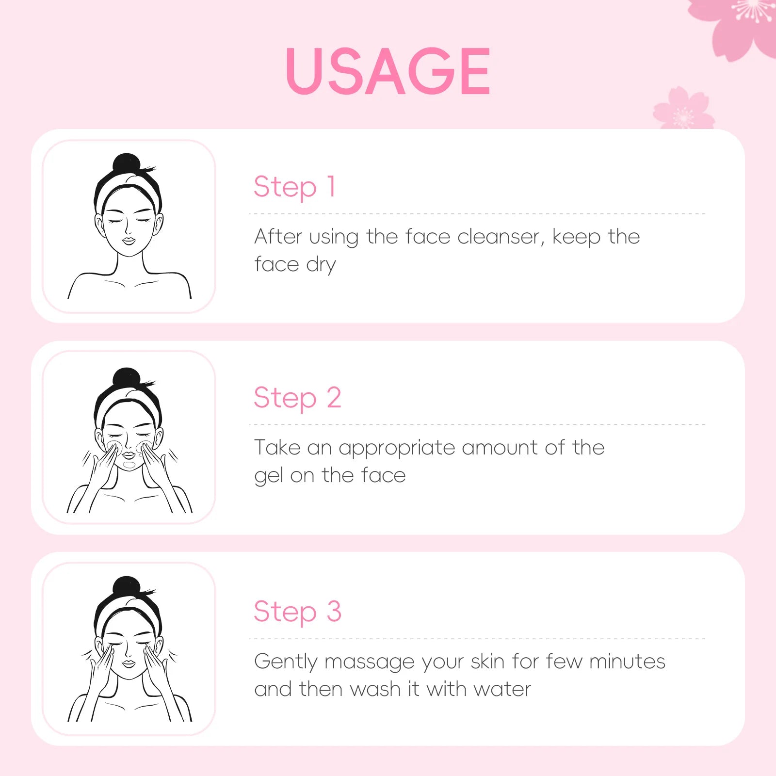 Sakura Gentle Exfoliating Peeling Gel Facial Scrub Moisturizing Nourishing Repair Scrubs Face Cream Beauty Brighten Skin Care