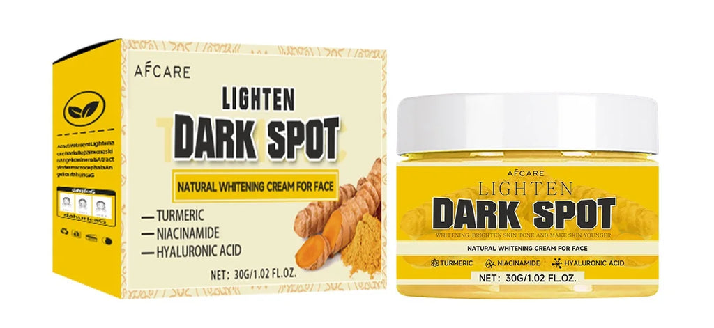 Turmeric for Face Cream Dark Spots Removal Whitening Facial Cream Lightening Improve Dullness Skin Care Products Beauty Health