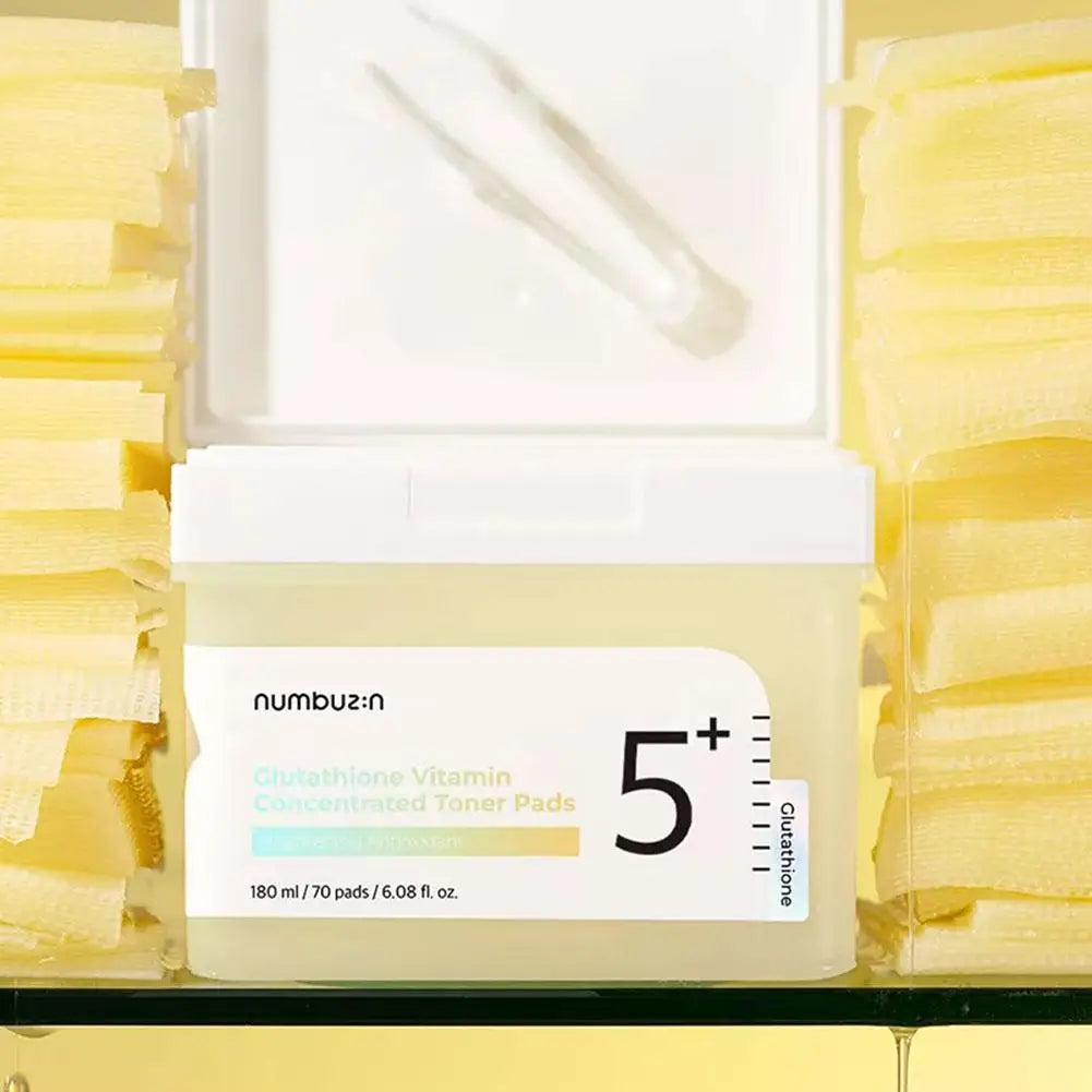 تونر باد وأمبول Numbuzin No.5+ الكوري لتصغير المسام والإشراقة