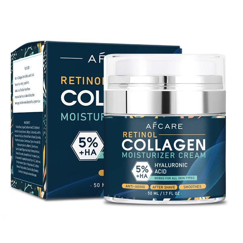 High Quality  Men Collagen Anti-Wrinkle Cream Retinol Moisturizer Face Cream Anti-Aging Firming Lifting Face Skin Care