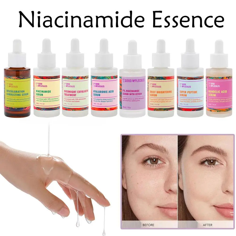 Good Molecules Niacinamide Acid Correction Essences Long-lasting Moisturizing Nourishing Whitening Skin Tone Skin Care