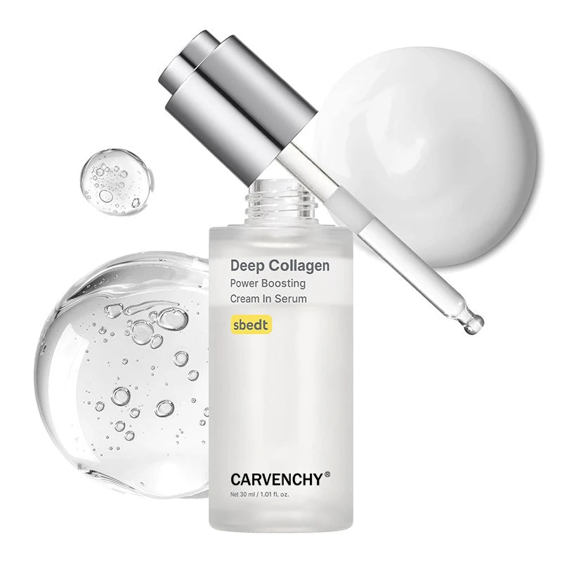 Korean Silk Collagen Essence Serum Deep Collagen Intensive Revitalizing Essence Cream Peptide Firming Face Women Hydrating Care