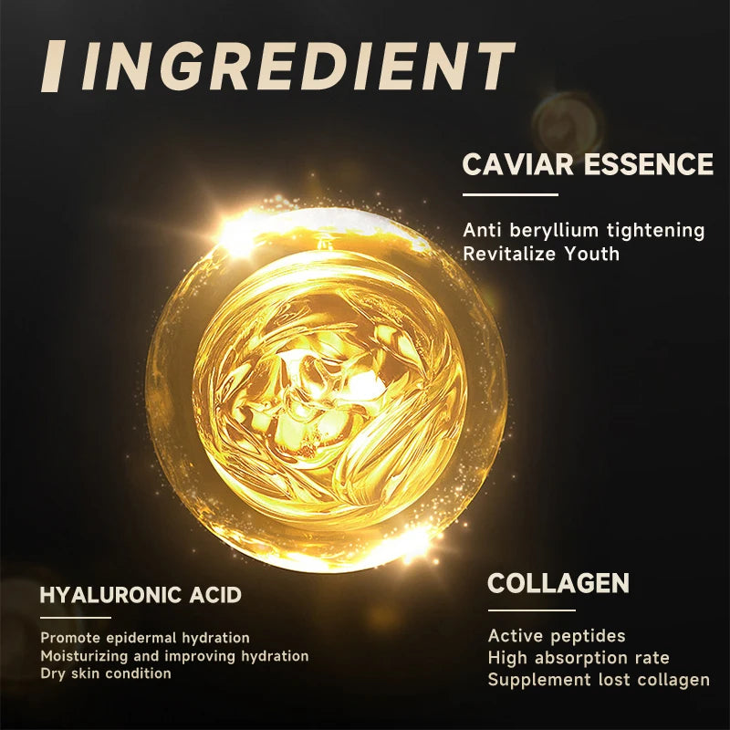 Summer Collagen Caviar Anti-Wrinkle Cream Efficient Fade Fine Lines Anti Aging Whitening Beauty Products Korean Cosmetics