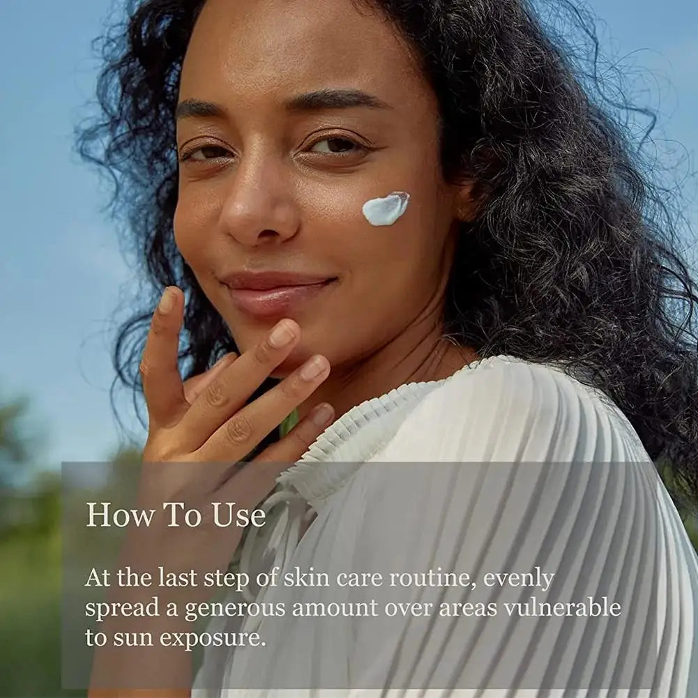 واقي شمس بالأرز والبروبيوتيك SPF50+ – حماية وترطيب يومي ☀️✨
