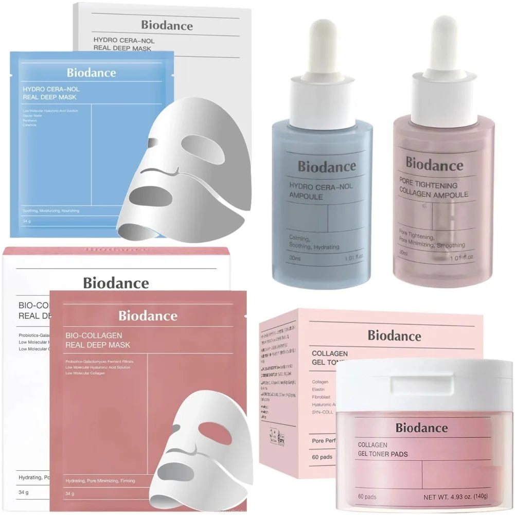 Bio-Collagen Moisturizing Hydrating Toner Face Skin Repair Serum Brightening Non-irritating Facial Toner Korean Face Skin Care