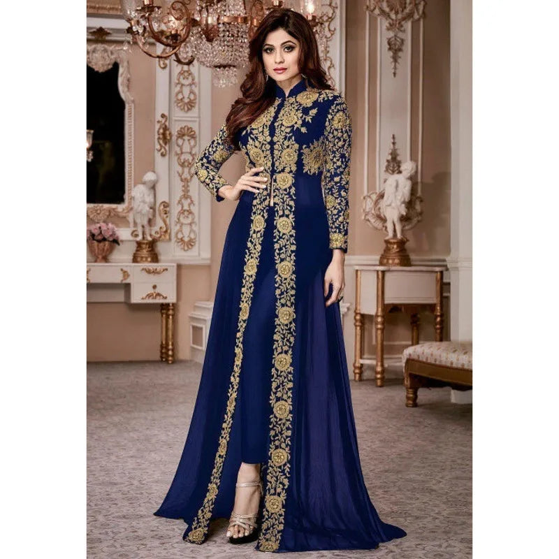 [Vibe] Women Muslim Elegant Chiffon Lace Dress Dubai Robe Islamic Turkey Ramadan Abaya Evening Party Dress 2025