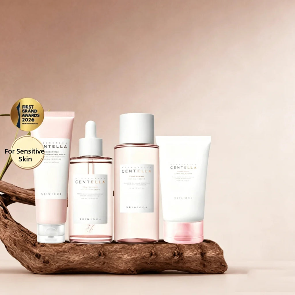 SKIN1004 Centella Porifying Travel Kit Sensitive Skin Brightening And Pore Care Set Korean Skincare Cleanser Toner Ampoule Cream