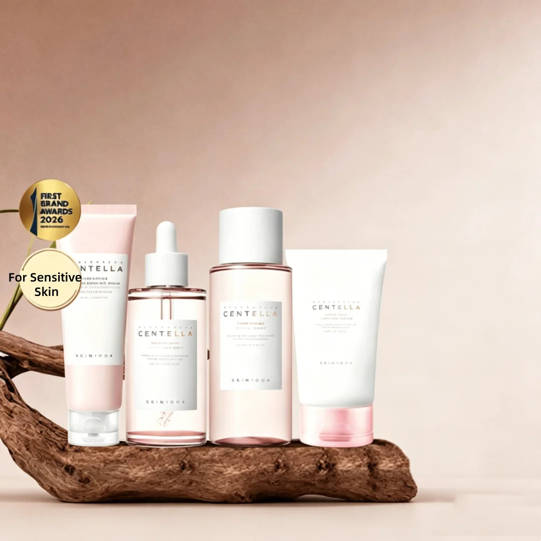 SKIN1004 Centella Porifying Travel Kit Sensitive Skin Brightening And Pore Care Set Korean Skincare Cleanser Toner Ampoule Cream