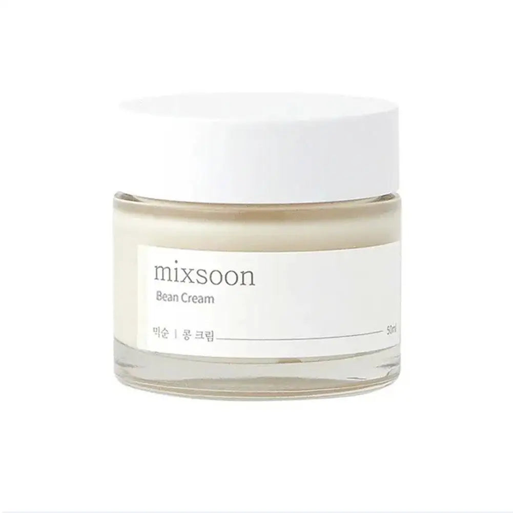 Mixsoon Korean Skincare Collection, Bean Cream & SPF50 Sunscreen & Centella Cleanser, Soy Extract Hydrating Brightening,Soothing