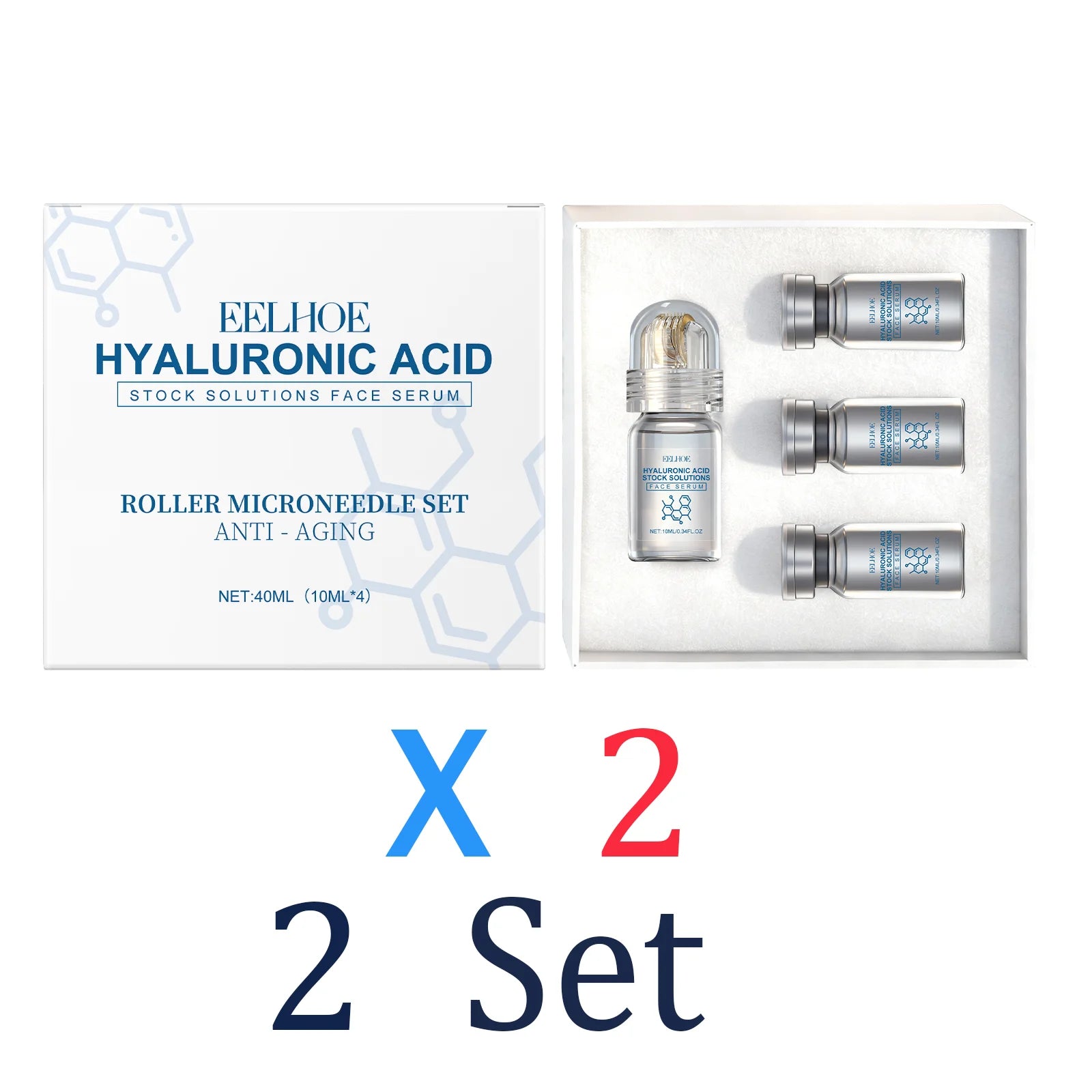 Facial serum Microneedle Roller Set 0025mm Niacinamide serum Moisturizing  Winter skincare Barrier Protection Moisturizer 40ml