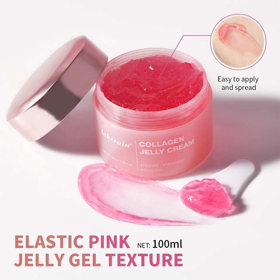 Moisturizing Collagen Jelly Cream Niacinamide Hydrolyzed Collagen Tightening Soothing Anti-Aging Firmness Hydration Skincare