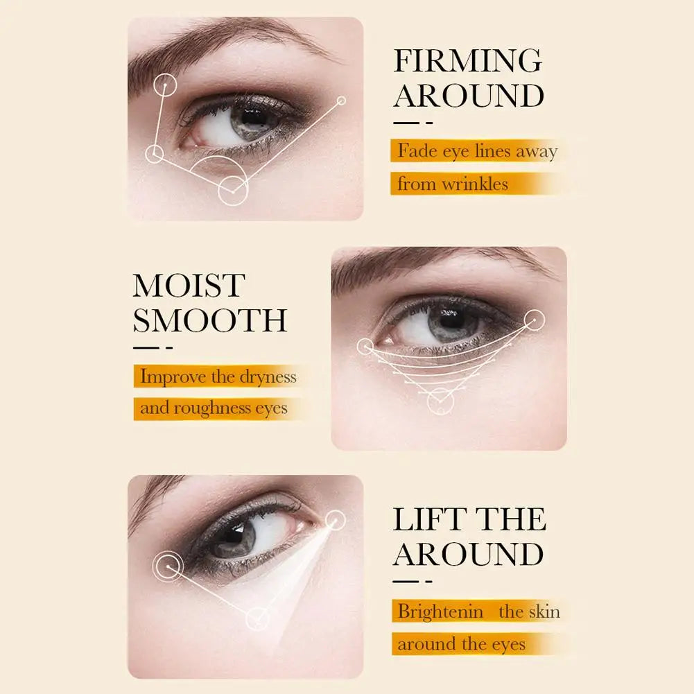 FAYANKOU 20ML Retinol Anti Wrinkle Eye Serum Peptide Dark Remove Bags Eye Cream Repairing Moisturizing Puffiness Korean Cir W1B6