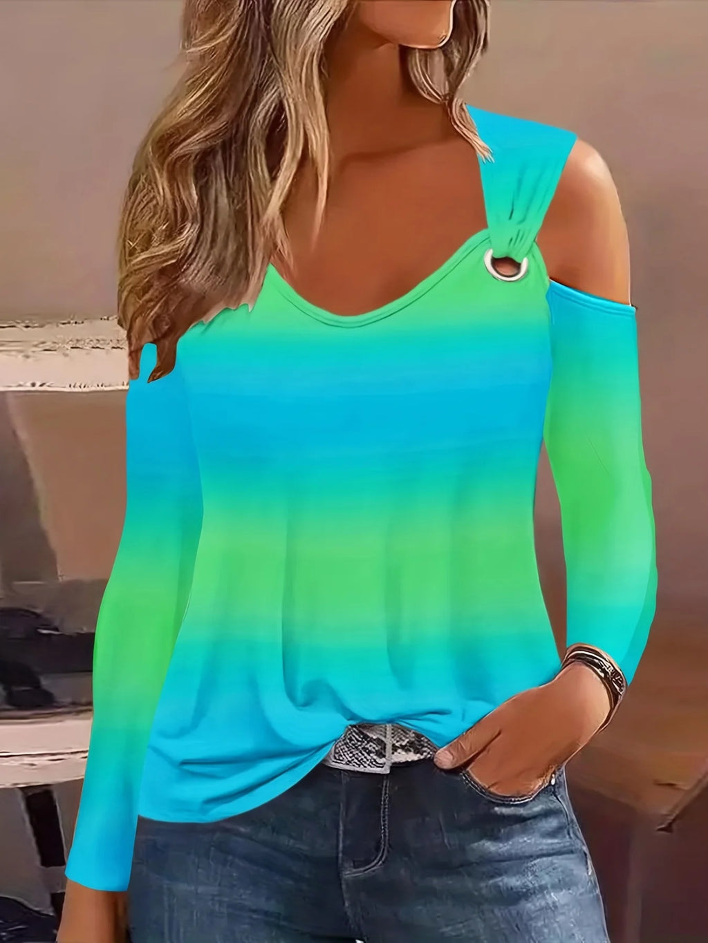 Plus Size Autumn Simple Metal Button V-neck Shirt Blouse For Women 2023 New Fashion Sexy Women Casual TShirt Pullover Tops Femal
