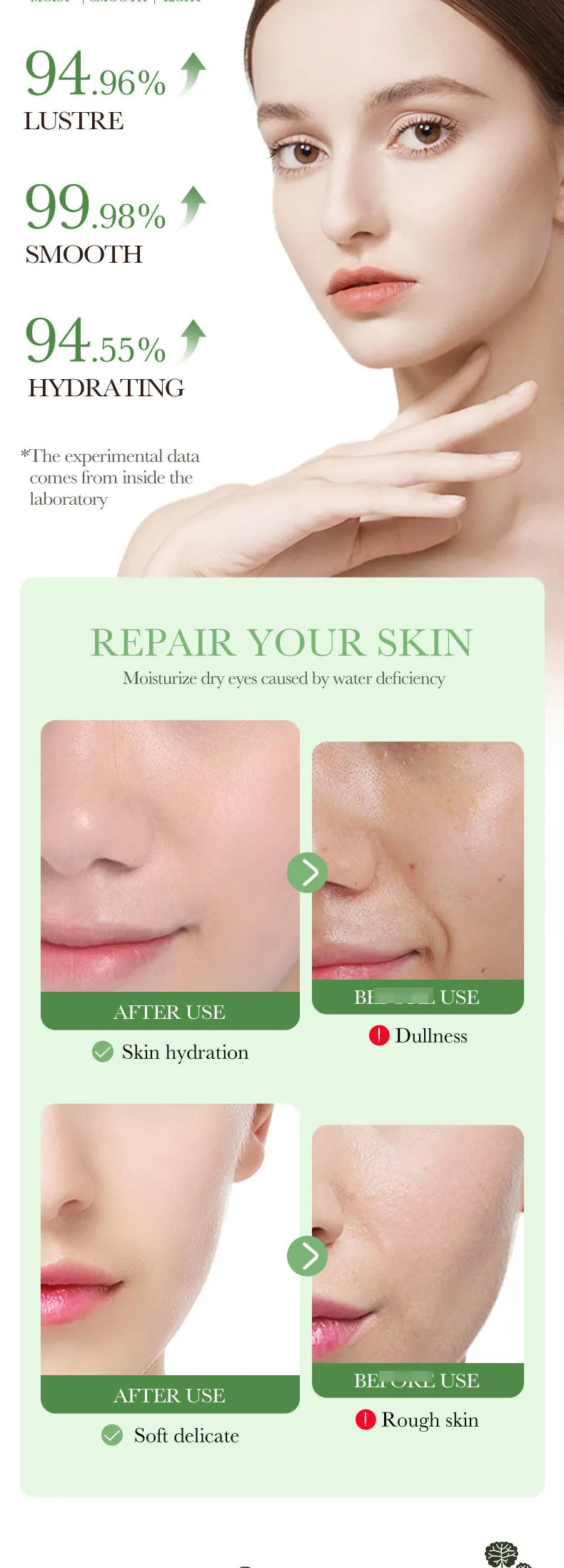 BIOAQUA Centella Face Serum Skincare Face Essence Moisturizing Hydrating Firming Repairing Facial Liquid Serum Skin Care