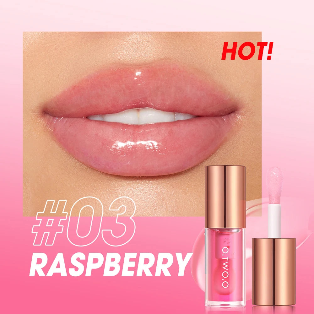 O.TWO.O Lipstick Lip Gloss Lip Balm Color Changing Transferproof Long Lasting Non-Sticky Moisturizing Shine Care Lip Tint Makeup