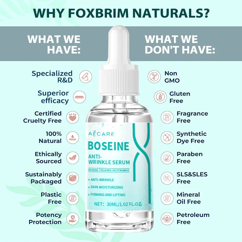 Bosein Wrinkle Firming Serum Fade Fine Lines ngredient Repairing Moisturizing Nourishing Korea Face Anti-aging Skin Care