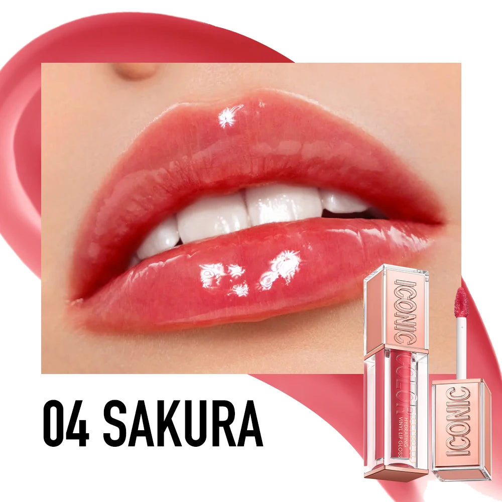 O.TWO.O Lip Gloss Lip Tint Moisturizing Long Lasting Glow Lightweight Hydrating  Non-Sticky Plump Red High-shine Lip Makeup