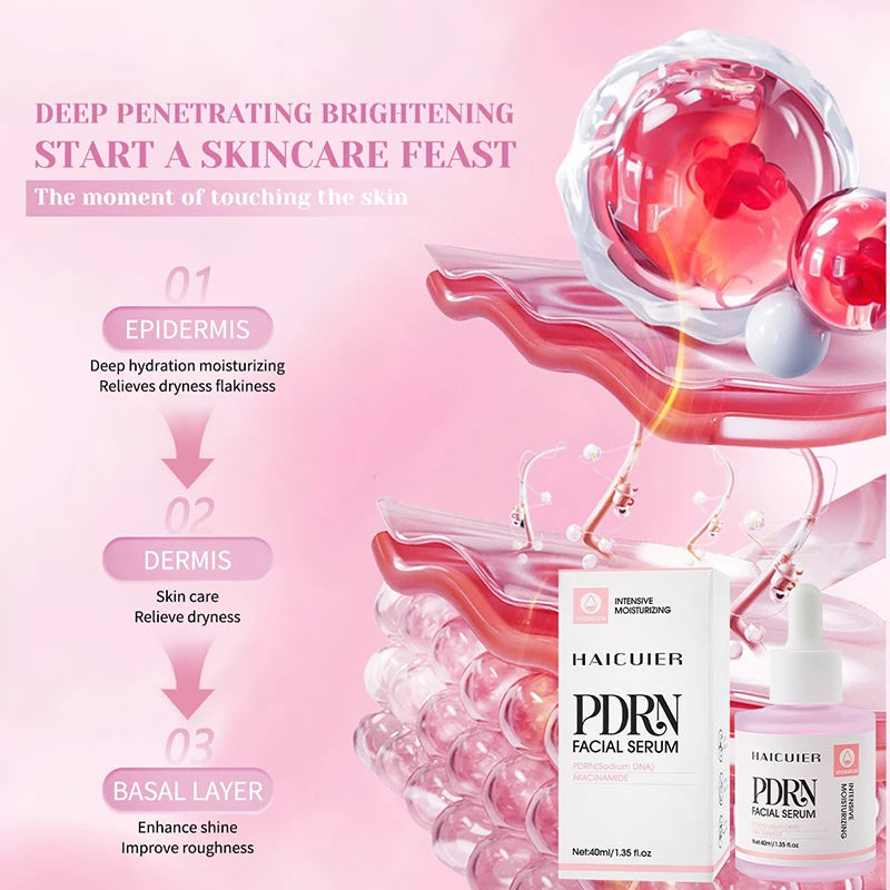 PDRN Essence Moisturizing Spray Hydrating Clear Lasting Hydrating Skincare Set Refreshing NonGreasy Fast-Acting Brighten Essence