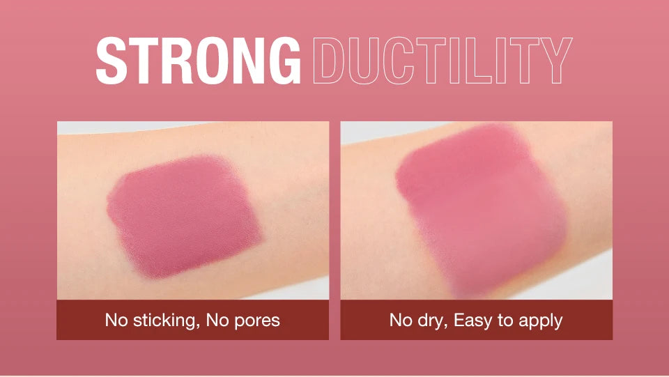 O.TWO.O Blush Makeup Stick High Pigmented Blusher Cream Sticks Waterproof Long-lasting Lip Cheek Eyess Cosmetics for Women