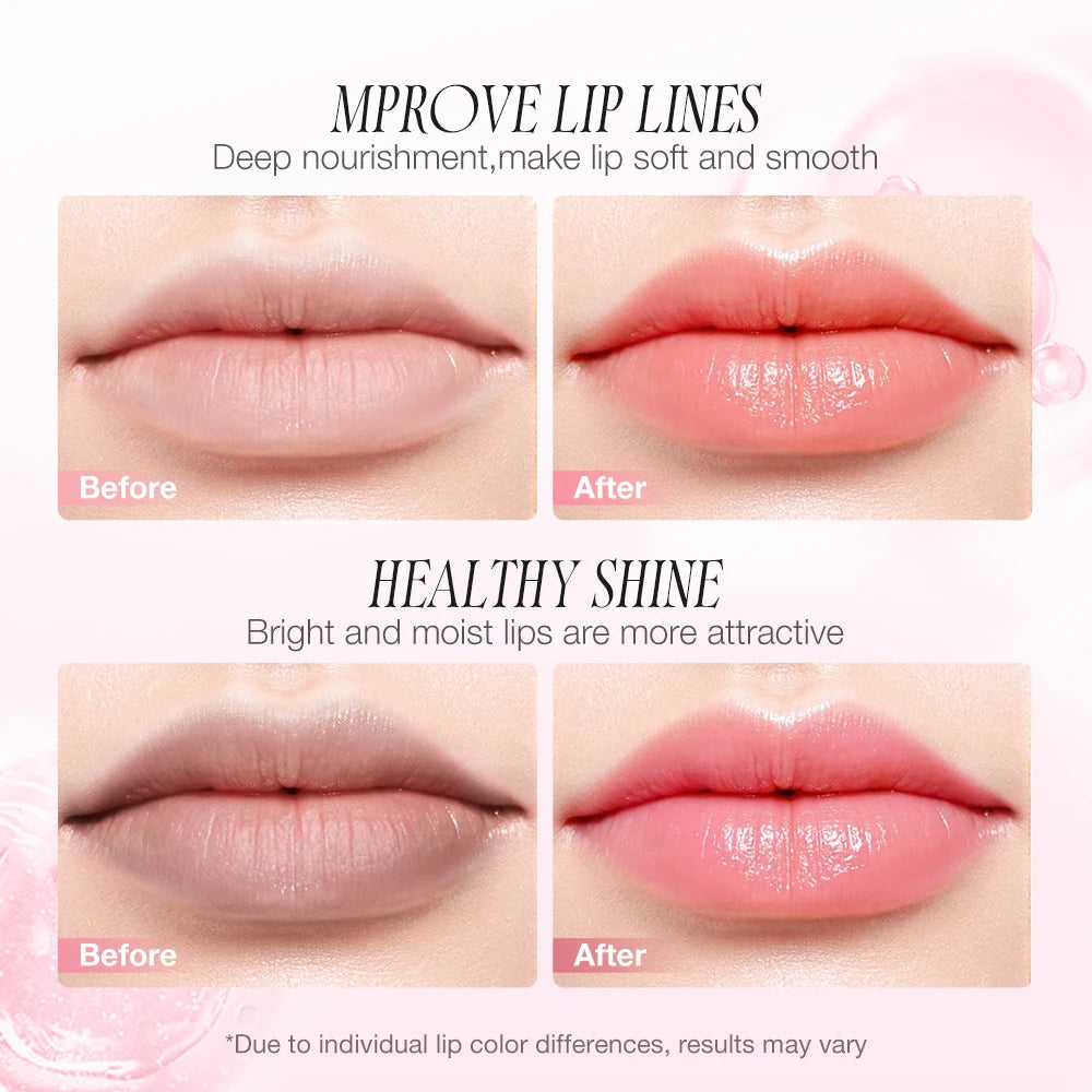 O.TWO.O Lipstick Lip Gloss Lip Balm Color Changing Transferproof Long Lasting Non-Sticky Moisturizing Shine Care Lip Tint Makeup