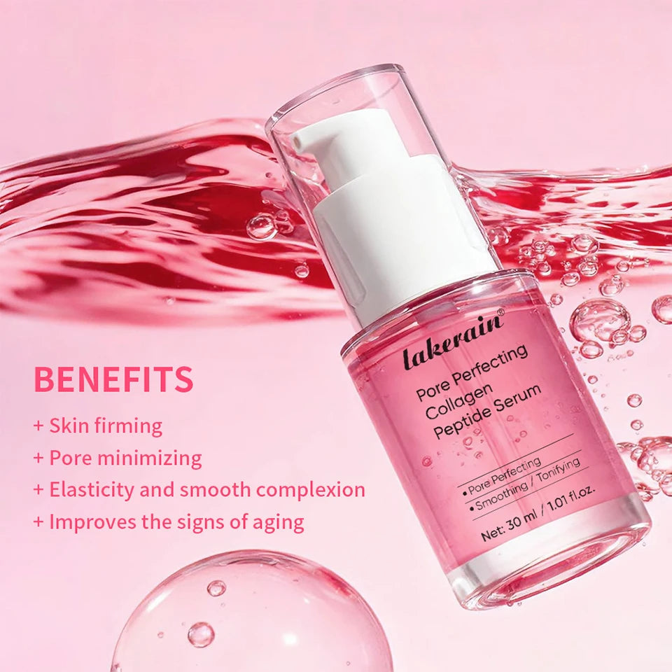 Lakerain Collagen Peptide Essence Deep Moisturizing Gentle Barrier Repair Elasticity and Smooth Complexion Skin Care Serum
