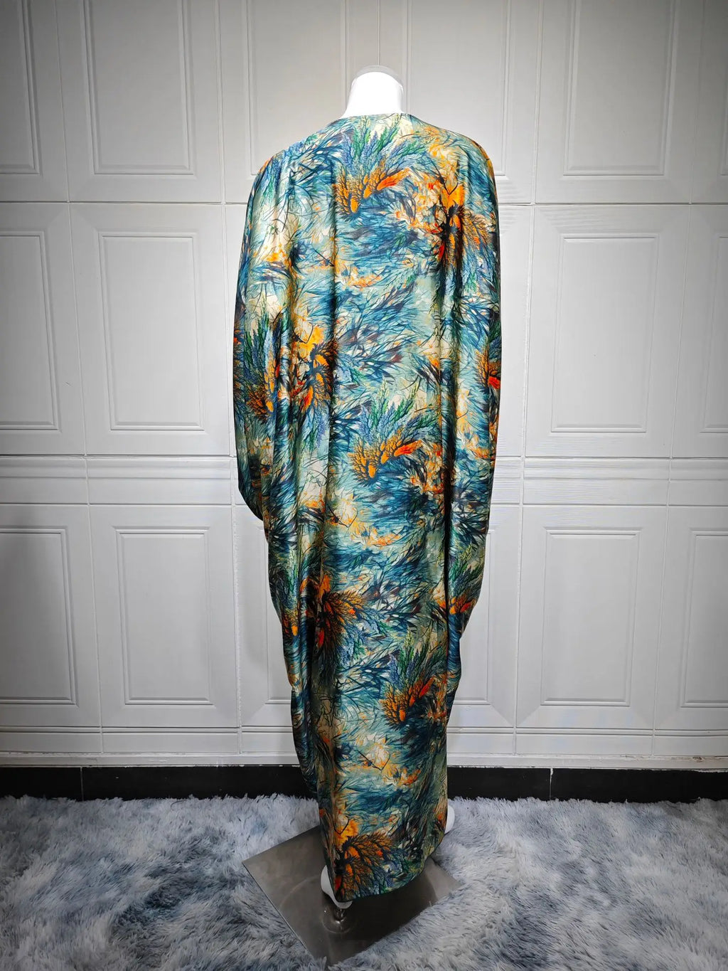 Eid Women Dress Muslim Abaya Print V Neck Party Jalabiya Ramadan Long Dresses Abayas Vestidos Largos Kaftan Arab Long Robe 2025