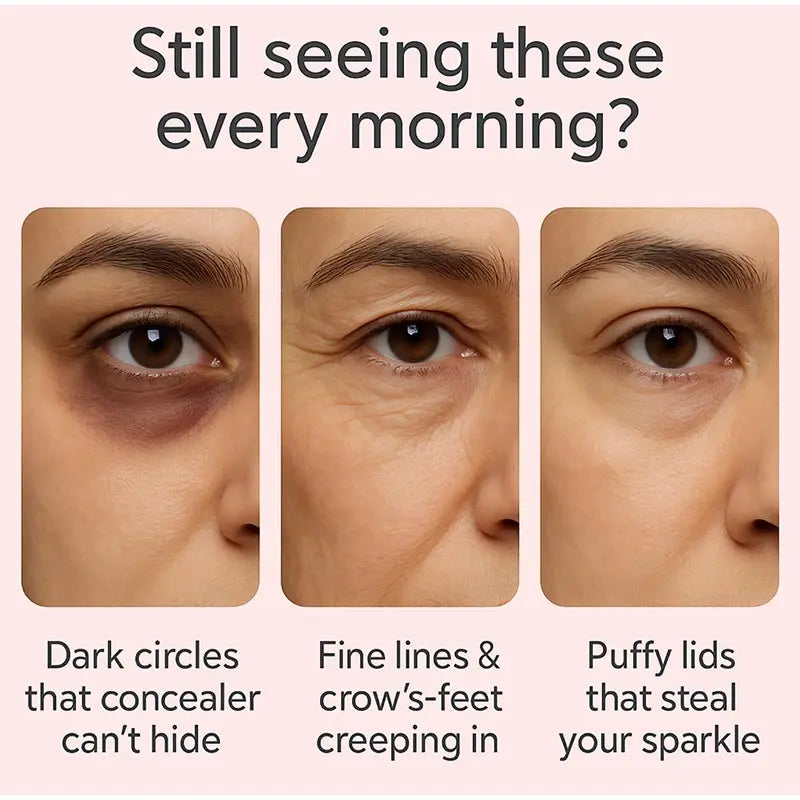 Korean PDRN Pink Peptide Eye Cream,Eye Contour Skin Firming Lifting Hydrating Brightening Care,Fade Fine Lines and Dark Circles
