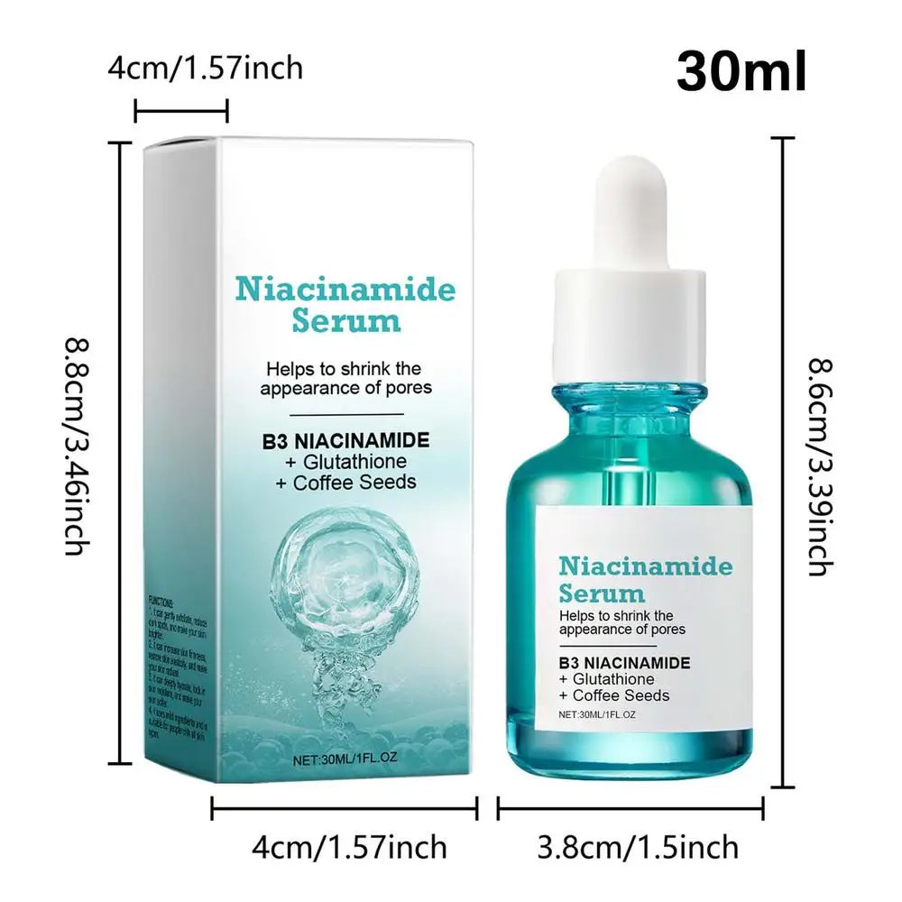 Niacinamide Serum Hyaluronic Acid Moisturizing Niacinamide Facial Serum Whitening Dark Spots Removal Rejuvenation Serum 30ml