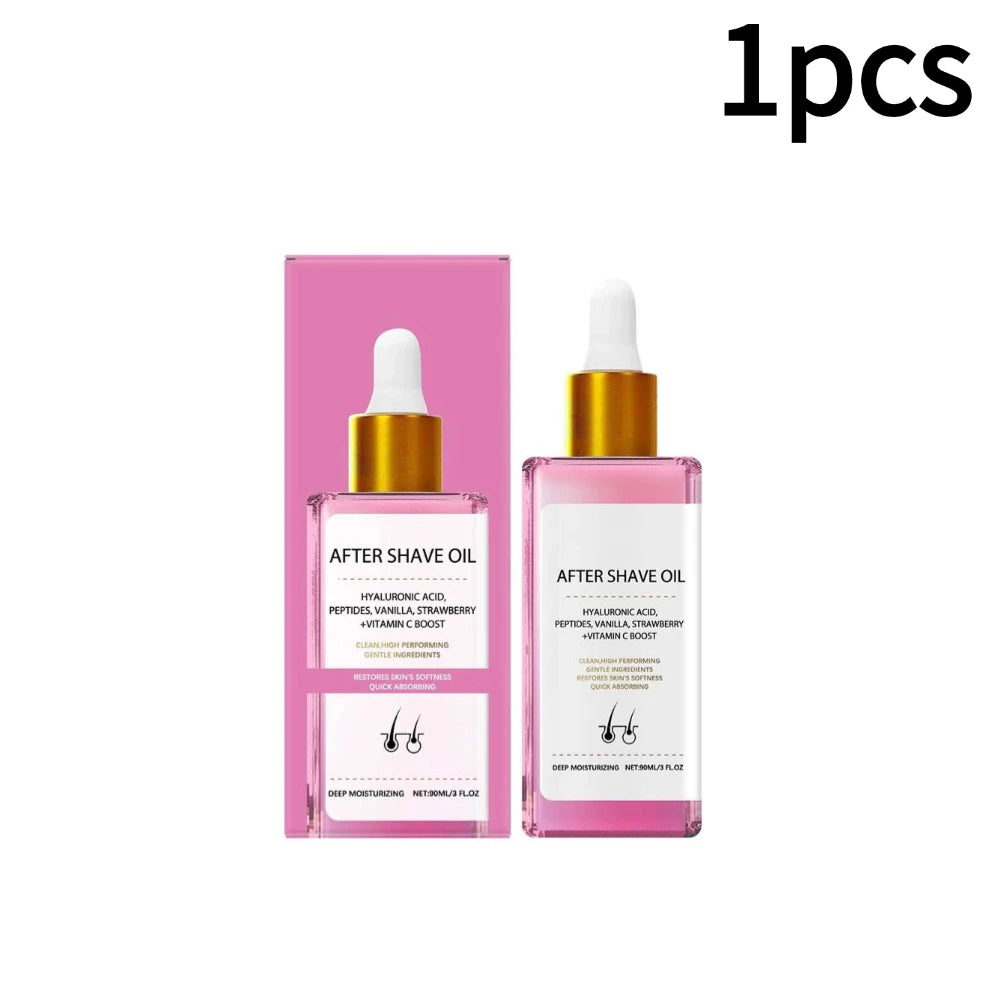 Strawberry Vanilla After Shave Oil For Smooth Skin Deeply Hydrates Shaving Care Oil Deeply Hydrates Shaving Care Oil 1/3/5pcs