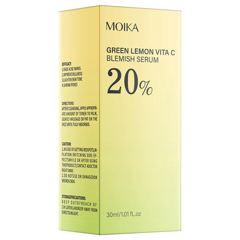 "1Pc MOIKA Skincare Vita C Serum 20% Niacinamide & Vc For Brightening & Dark Spots For People With Dull Loose Skin