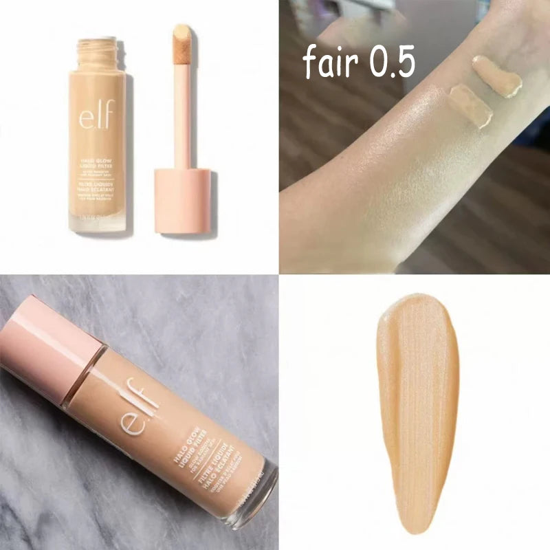 ELF Skincare Products Pre Makeup Gel Gel Green Primer 75ml Exfoliate Clean Pores Makeup Setting Spray Liquid Foundation Fair 0.5
