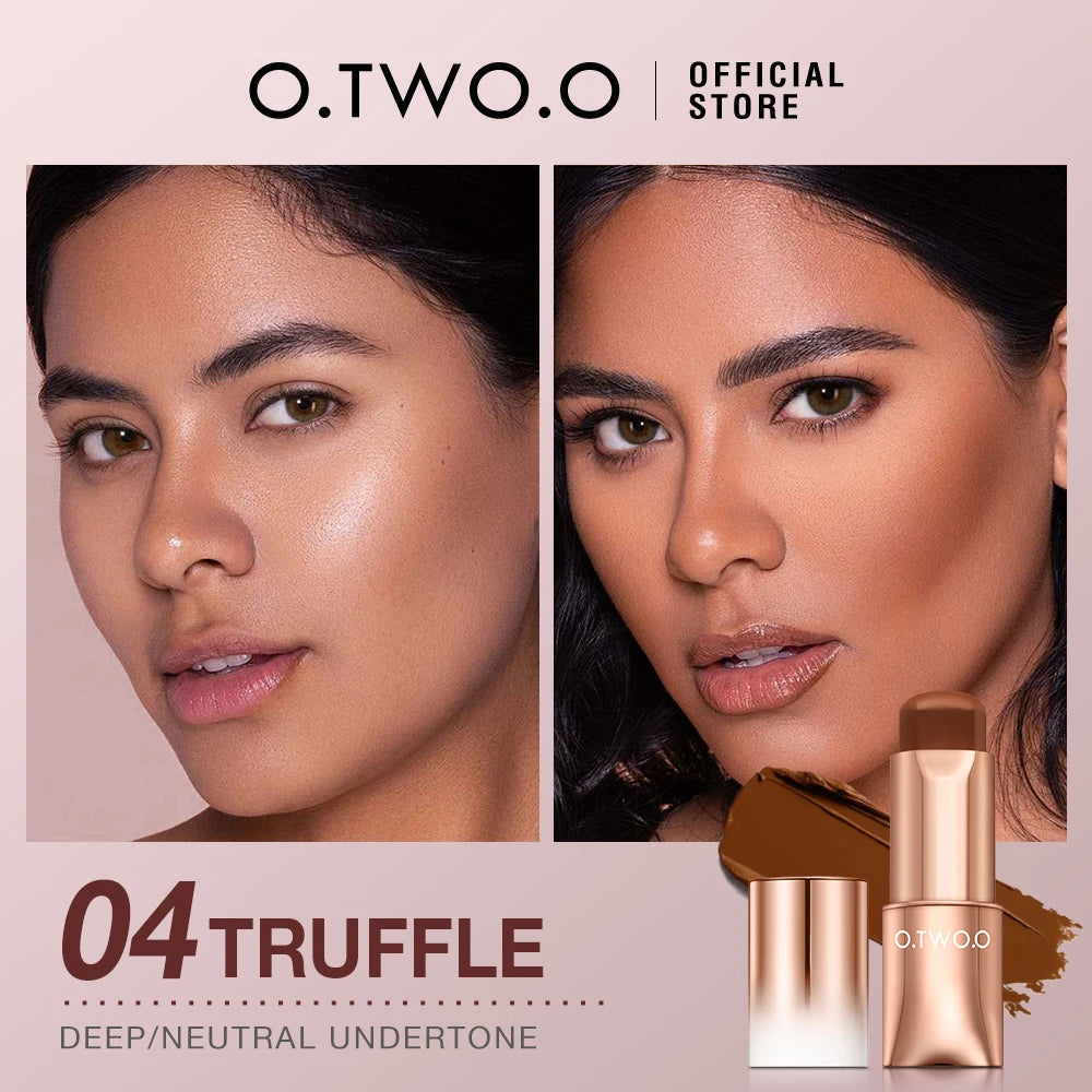 O.TWO.O Contour Stick Cream Long-wear Lightweight Brighten Stick Easy to Sculpt Face Concealer Bronzer Contouring Makeup Pen