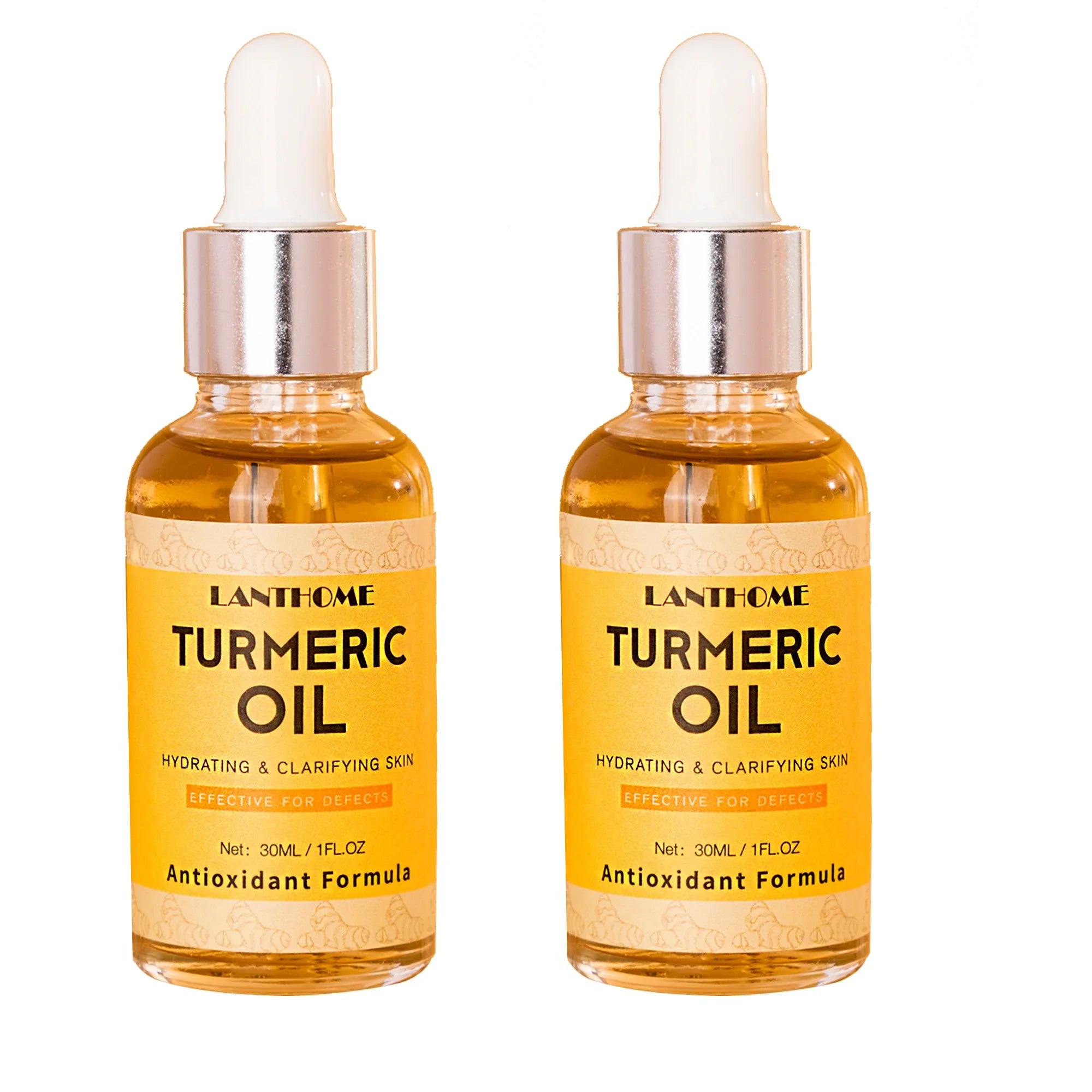 Turmeric Oil Anti Aging Reduce Wrinkles Fine Lines Moisturizer Facial Serum Bright Skin Care for Women Men Skin Care Products