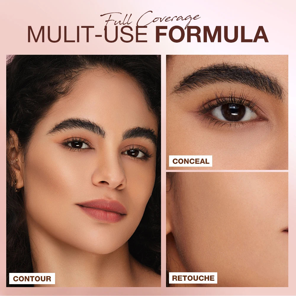 O.TWO.O Contour Stick Cream Long-wear Lightweight Brighten Stick Easy to Sculpt Face Concealer Bronzer Contouring Makeup Pen